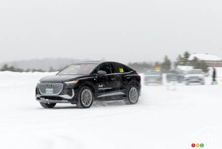 Audi Q4 e-tron Sportback - Three-quarters front